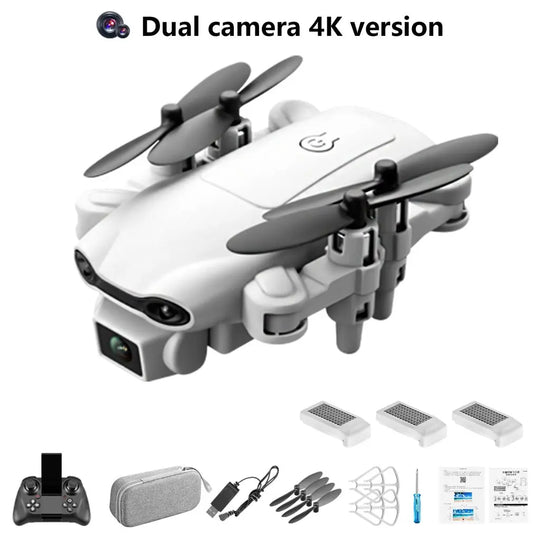 V9 New Mini Drones 4K Profession HD Wide Angle Camera 1080P Wifi Fpv Drone Dual Camera Height Keep Drones Camera Helicopter Toys